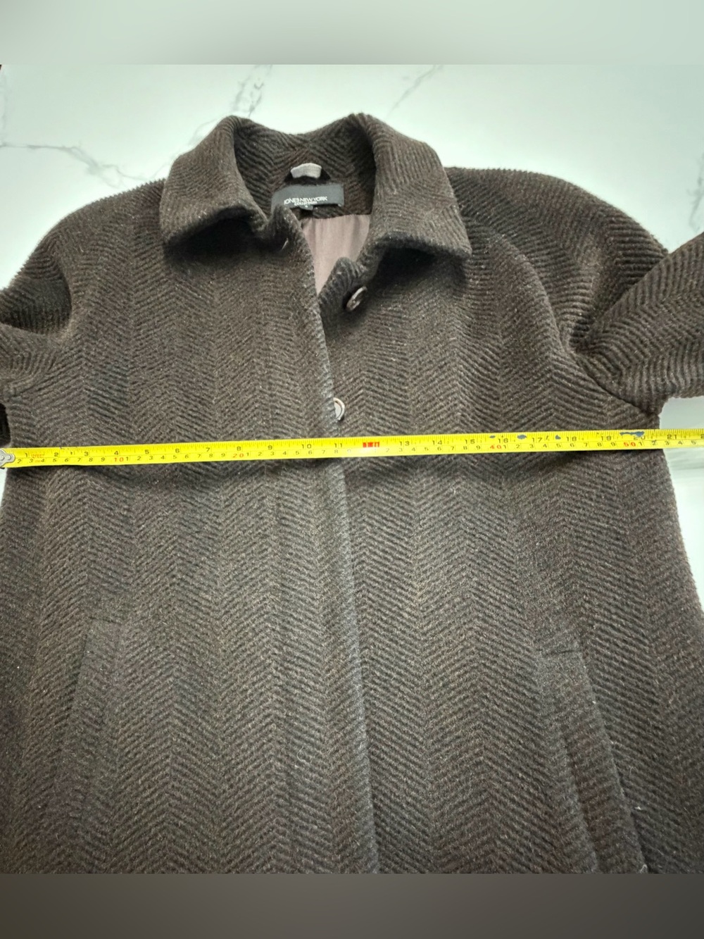 Vintage New York dark brown coat sz.8 - Picture 5 of 9